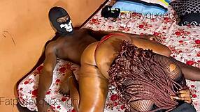 A lonely teenage lesbian gets to experience two black men and gets fucked