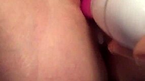 Teen Girl Uses Vibrator For Masturbation