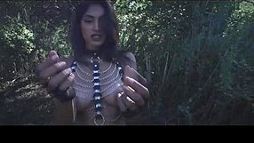 Sexy Model Topless In The Outdoor - Photo Shoot