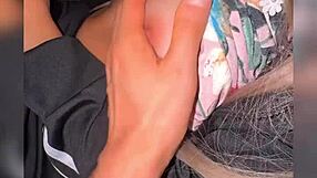 Skinny blonde gets her first lesbian experience in uniform