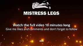 Cute MILF in tan nylons on the riverside show