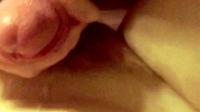 Her POV: Pumping Cum On Busty Natural Tits