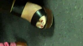 Mature Feet In Wedges And Sandals Candid