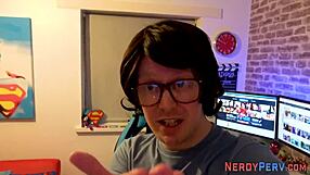 Newbie Slut Gives Head to Nerd in Reality Facial.