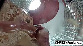 i had hot shower fun with christy n dahlia