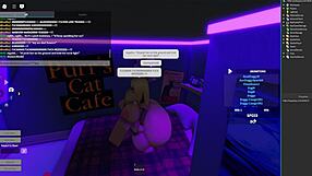 watching a futa dominate my huge ass in the studio