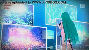 Hatsune Miku 39 project diva nude mod get fucked and cum