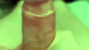 Naked amateur indulges in relaxing big cock masturbation at home