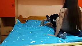 Girl with a nice tight pussy fucked by her boyfriend