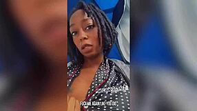 pregnant black slut gags hard in garage throat punishment.