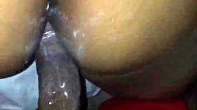 Intensely Dropping Dick into Oiled Big Ass for Cum