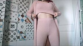 Chantalchannel shows desperate urgency for pee in panties