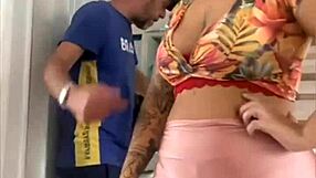 i'm a married woman flashing my big pussy with husband nearby in exhibitionist fun