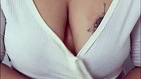 Viral Teacher Walks Bra-Less on Public Road While Playing with Her Huge Tits