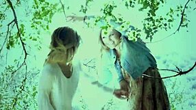 Fascinated by Scarlet Red and Blake Eden's lesbian action