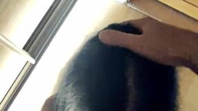 Amateur gets deep throat and anal, starting with blowjob and ending in doggystyle assfucking.