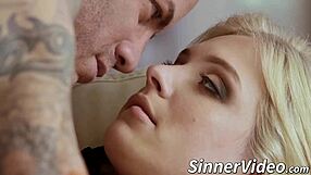 I learn about tight pussy with bald dude and cum