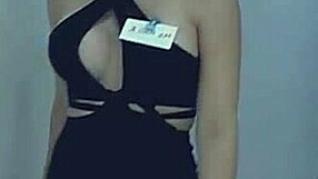 After work, the curvy blonde babe performs severance cosplay blowjob on her juicy ass partner