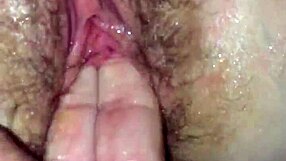 teen blonde inserts cucumber in anal masturbation