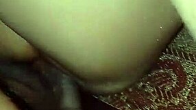 An Indian couple engaged in gentle sex with a hard penis