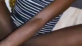 That skinny teen I met in Kumasi, she got fucked rough and loved it!