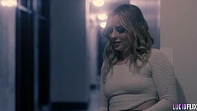 Anna Claire Clouds performs deepthroat and blowjob in episode