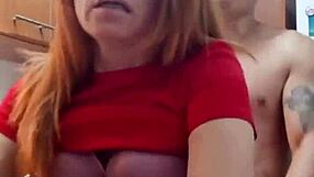 Devouring My Mother-in-Law's Wet Vagina for Breakfast in the Kitchen