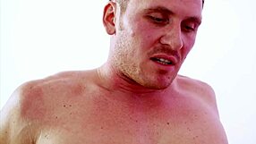 Young brunette with small waist and big tits gets pussy gaping in doggystyle with big cock