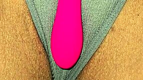 Hot Latina milf in gray panties, juicy pussy exposed