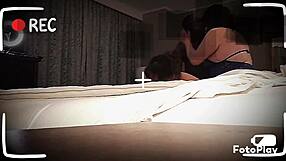 Snowbunnyqueen27 in a hot interracial threesome action