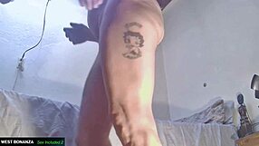 Latina milf sucks cock, fucks pussy, swallows cum in mouth in homemade video