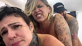 hey, wanna join us for a throbbing threesome in bed?