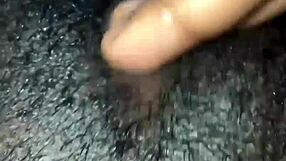 Muscular Ebony Woman Masturbates Her Wet Big Pussy Alone