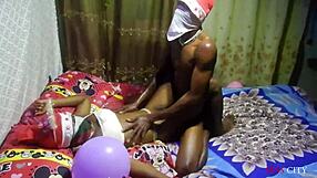 i offered my pussy as a christmas surprise to my ex. he drilled me hard!