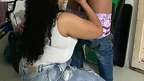 Fella fucked fat and juicy Venezuelan ass in the shopping center