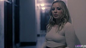 Anna Claire Clouds performs deepthroat and blowjob in episode