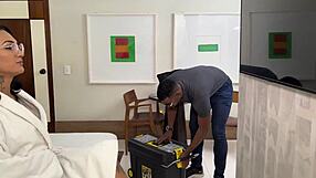 Motel technician fixes TV, gets 23cm surprise