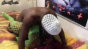 This beautiful black babe loves sex and fucking