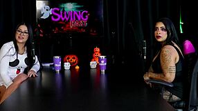 Morena Demonstrates Blowjob On Toy - Marcelly Melo Sheer Red