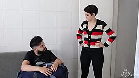 Girlfriend kicked me out but I seduced her half-sister with deepthroat and pussy licking.