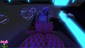 Viper pounds Candy hard while his friend joins at the end