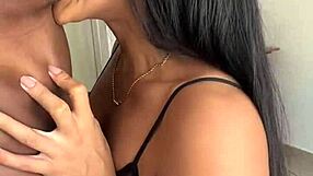 Cute Girl Sucks and Licks Nipples Non-Stop!