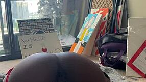 ebony can't handle the machine.