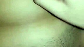 Asian huge hairy pussy cum on belly