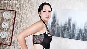 newbie teen ruby walker tries intense anal with lancelot's bbc.