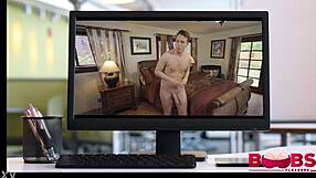 i’m loving my stepson fucking my big boobs so hard!