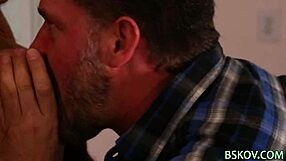 Titfucked milf pornstar takes hardcore pounding with redhead flair and facial finish