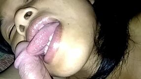 Amateur with tight shaved wet pussy rides to orgasm and creampie in 1on1 session.