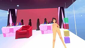 Vr masturbating with dildos beads vibrators