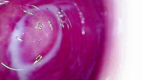 Camera Captures Intense Female Orgasm in Wet Pussy.